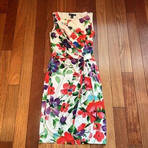 Flowered Sleeveless Dress